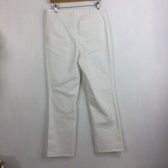 J.Mclaughlin Womens Emmie High Rise Denim Jeans White Size 10 NWT $178 - Picture 3 of 7